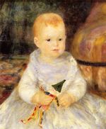 Ренуар Ребёнок с куклой Пунчинелло 1875г